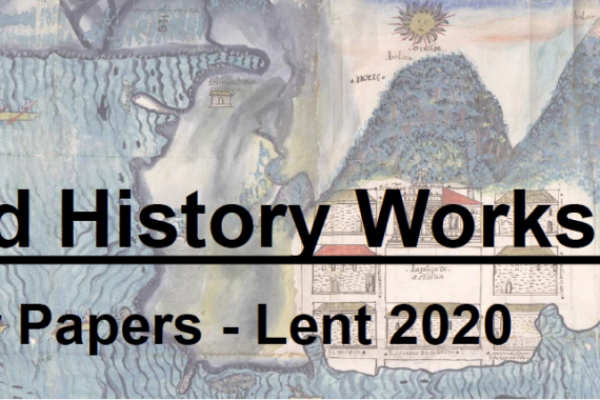 CFP: Cambridge World History Workshop